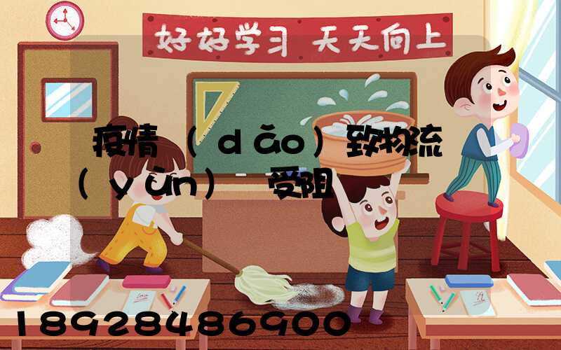 疫情導(dǎo)致物流運(yùn)輸受阻