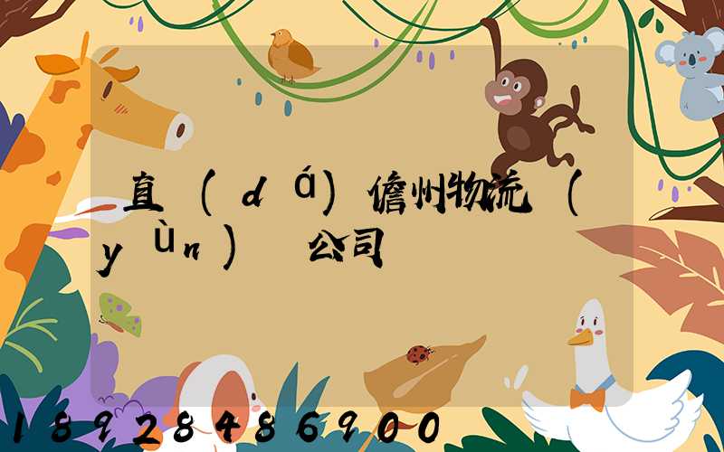 直達(dá)儋州物流運(yùn)輸公司