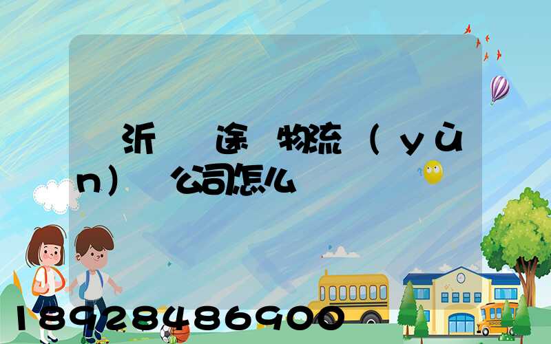 臨沂鯤鵬途順物流運(yùn)輸公司怎么樣