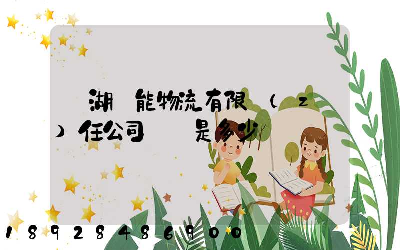 蕪湖長能物流有限責(zé)任公司電話是多少