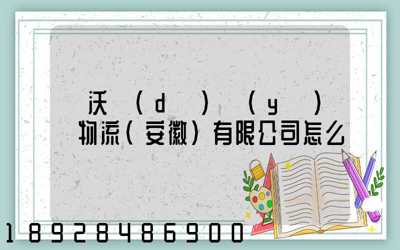 豐沃達(dá)醫(yī)藥物流(安徽)有限公司怎么樣