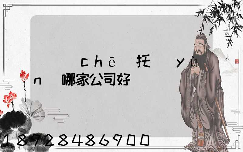 轎車(chē)托運(yùn)哪家公司好