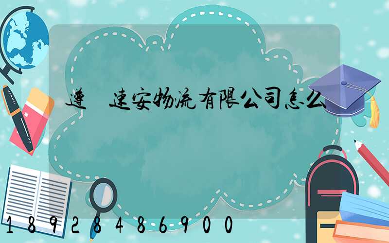 遵義速安物流有限公司怎么樣