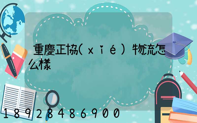 重慶正協(xié)物流怎么樣