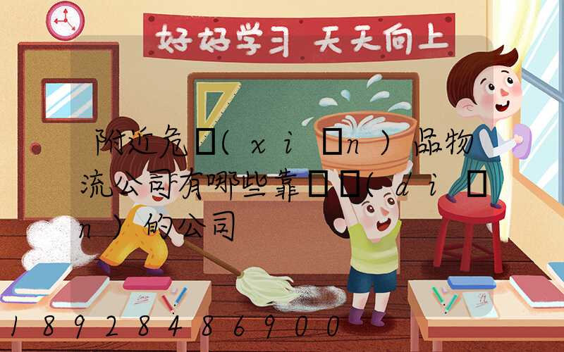 附近危險(xiǎn)品物流公司有哪些靠譜點(diǎn)的公司