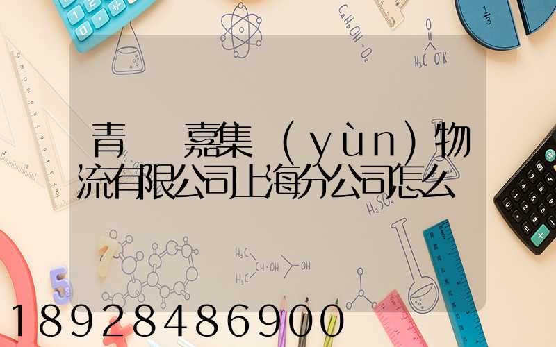 青島萬嘉集運(yùn)物流有限公司上海分公司怎么樣